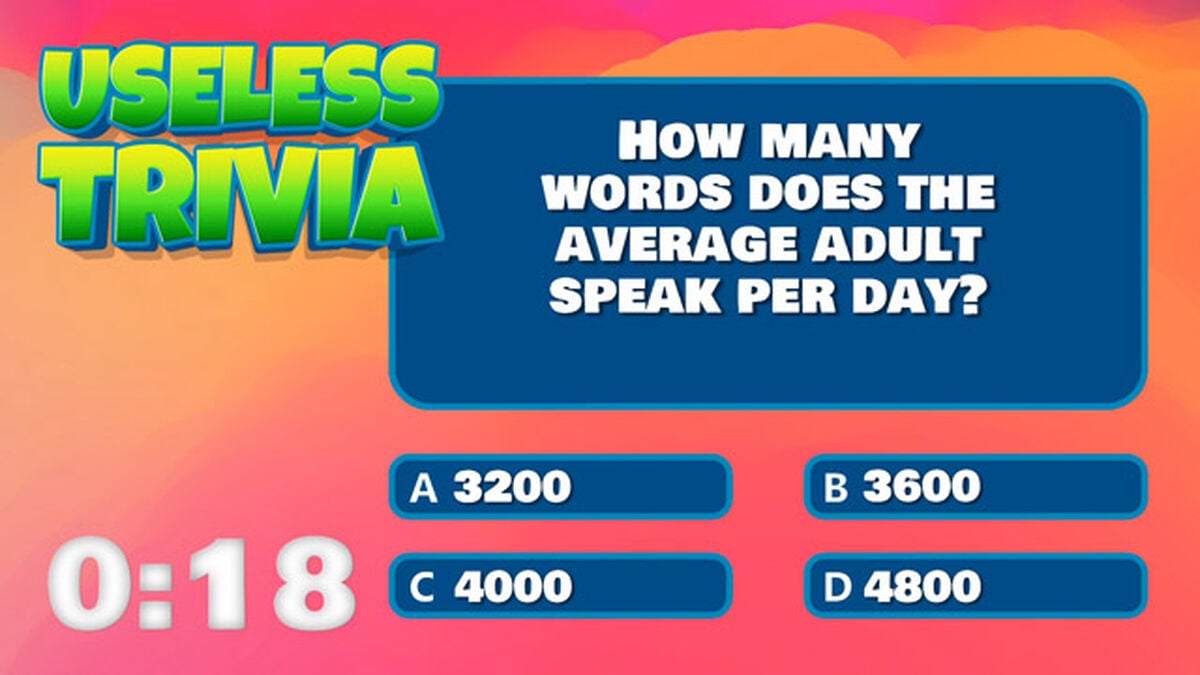 Useless Trivia: Countdown Video image number null